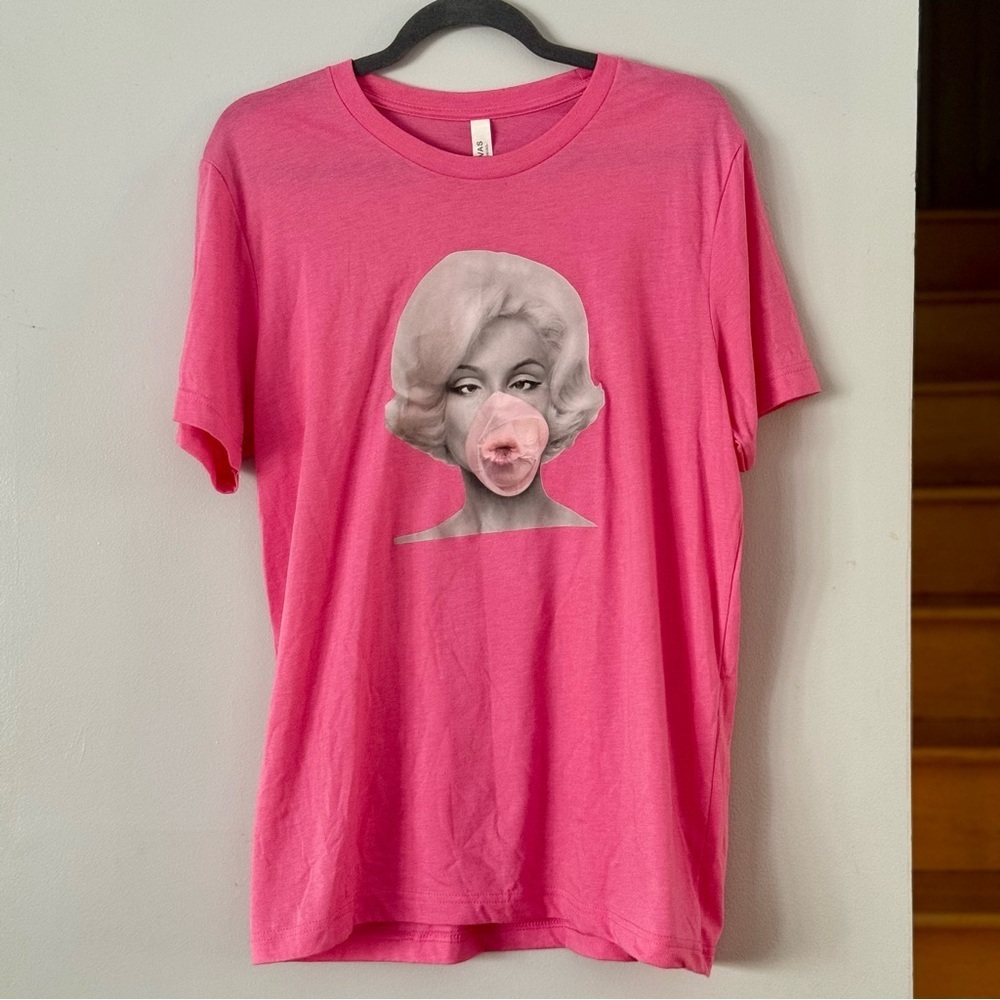 😸🇨🇦 Floyd’s Diner Bella Canvas Pink Marilyn Graphic Tee